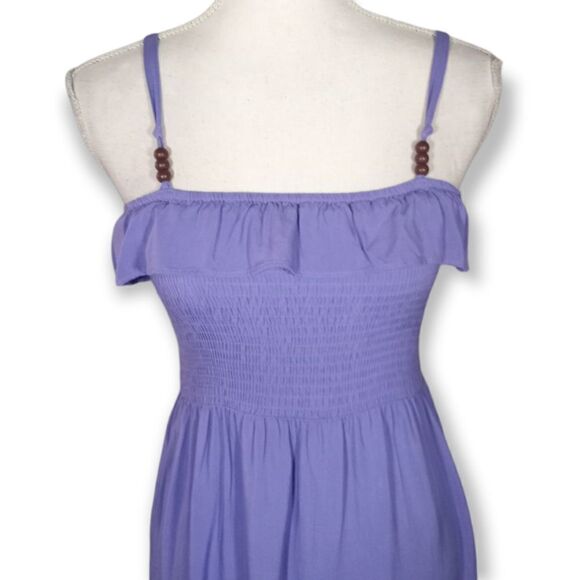 CHEROKEE PURPLE GIRLS SMOCKED DRESS SZ.YXL EUC - Picture 2 of 8